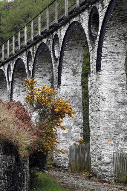 Auf dem Minengelände von Laxey.
