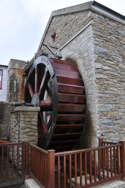 Die alte Kornmühle in Laxey.