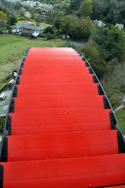Das größte Wasserrad der Welt: Laxey Wheel.