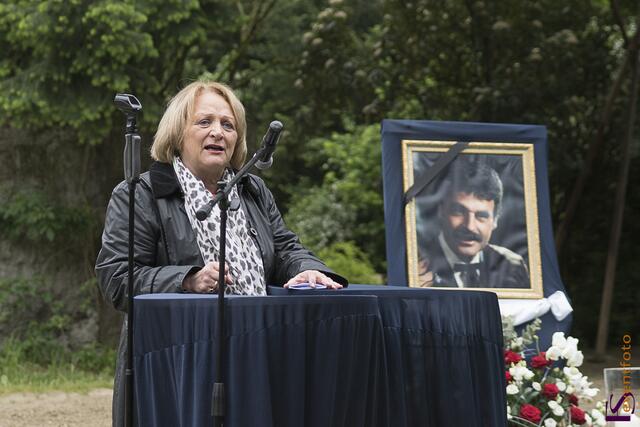 Trauerfeier - Zum Abschied von Fred Rai kamen hunderte Besucher in seine Western City nach Dasing. Die ehemalige Bundesministerin der Justiz und für Verbraucherschutz Sabine Leutheuser-Schnarrenberger.