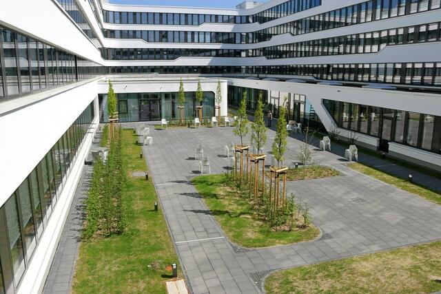 Blick in den Innenhof