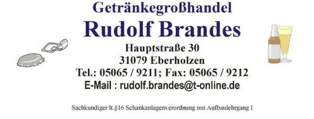 Aus Gronau's Nachbarort Eberholzen _ http://www.getränke-brandes.de _ Verwandt mit Melchior Brandes ? | Foto: Brandes