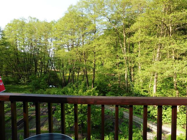 Blick über den Balkon