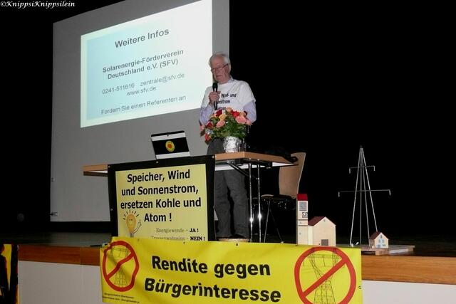 Herr von Fabeck bei seinen Vortrag in Nordendorf