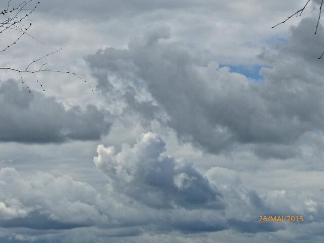 Oh, kleines Fenster zum blauen Himmel