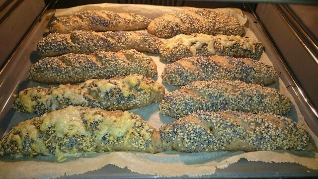 Sie gehen im Ofen nochmals wunderbar auf