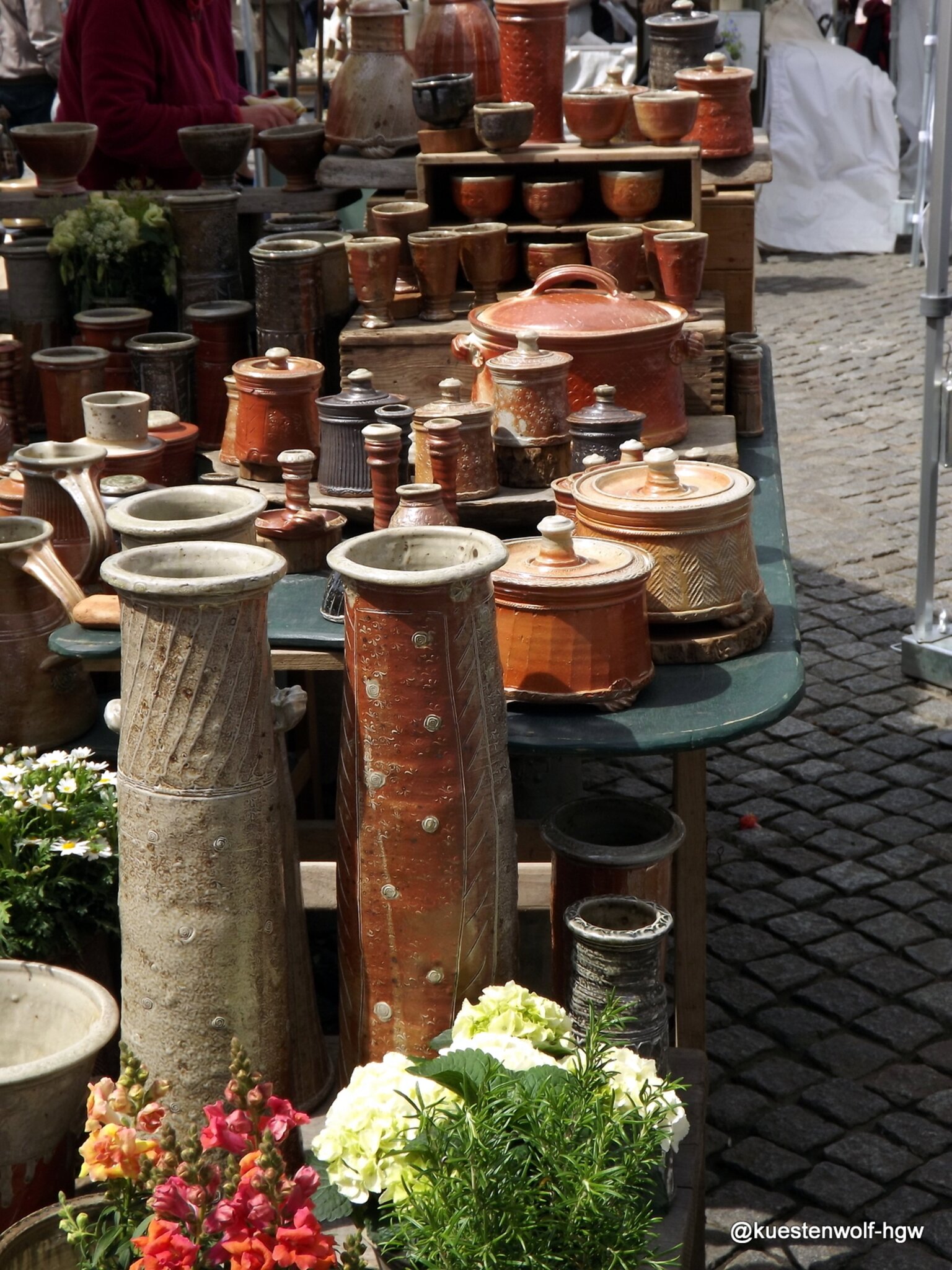  Töpfermarkt in Greifswald - Greifswald Illustration 