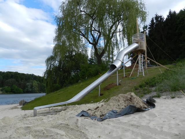 Ein Teil steht schon.
