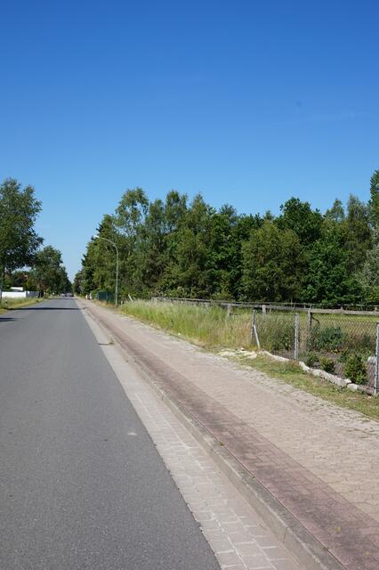 Der Bereich an der Hauptstraße im Ortsteil Adelheidsdorf ist heute fast vollständig überbaut.