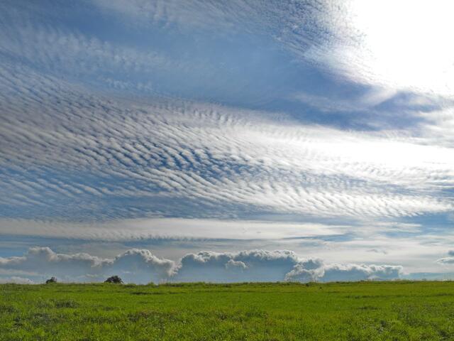 Himmel über der Rudelsburg