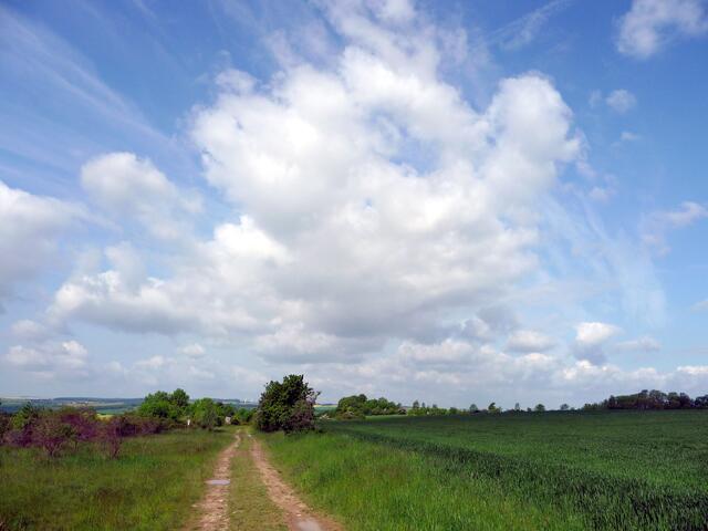 Wolken über den Toten Tälern