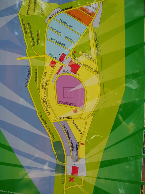 Lageplan, nach oben SW-Richtung