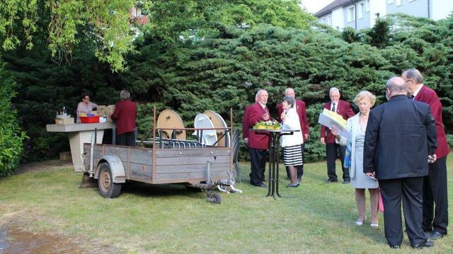 Abbau  - nach dem gelungenen Konzert muss alles wieder an seinen Platz.