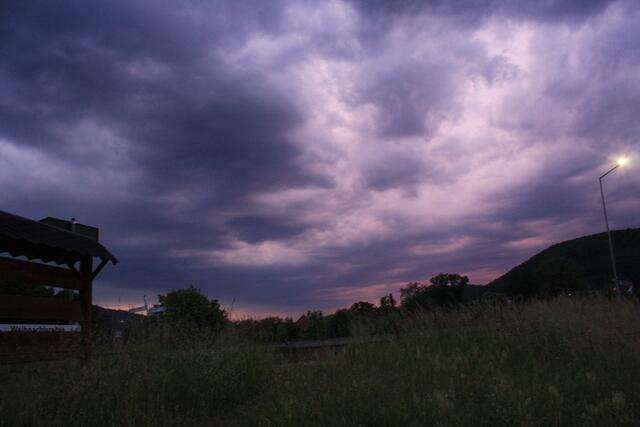 Gewitterwolken ziehen auf