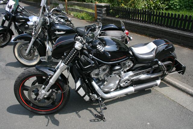 Die Harley-Davidson-Fraktion war ebenfalls stark vertreten. | Foto: Christof Hermann
