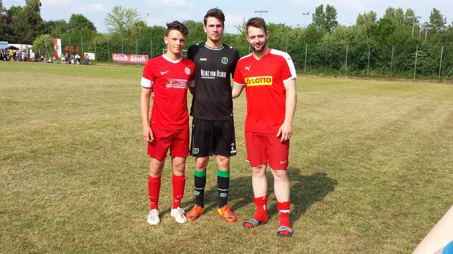 Luis, Lukas und Yannick von der Ah (von links)