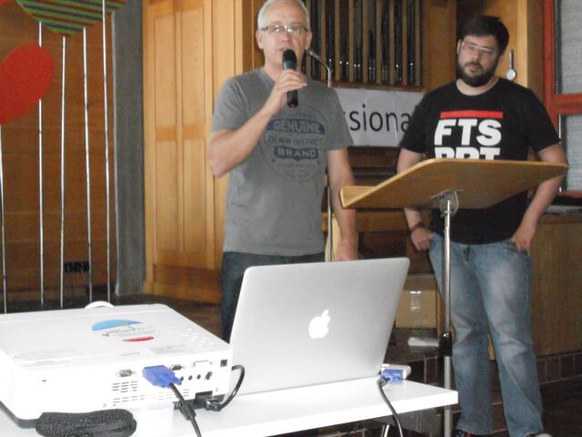 Die Referenten des FX-Workshops. Barry Sloan (li) und Daniel Rempe