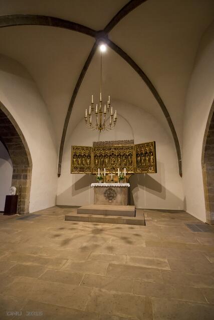 Der Altarraum der St. Andreas-Kirche.