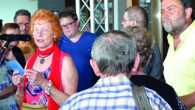 Garbiele Helling bedankt sich bei Spendern und Sponsoren