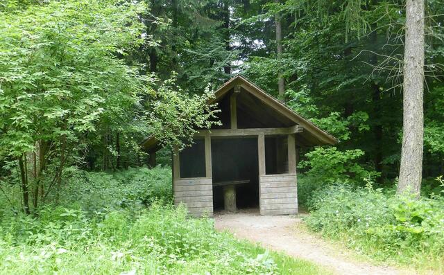 Schutzhütte an der "Alten Taufe"