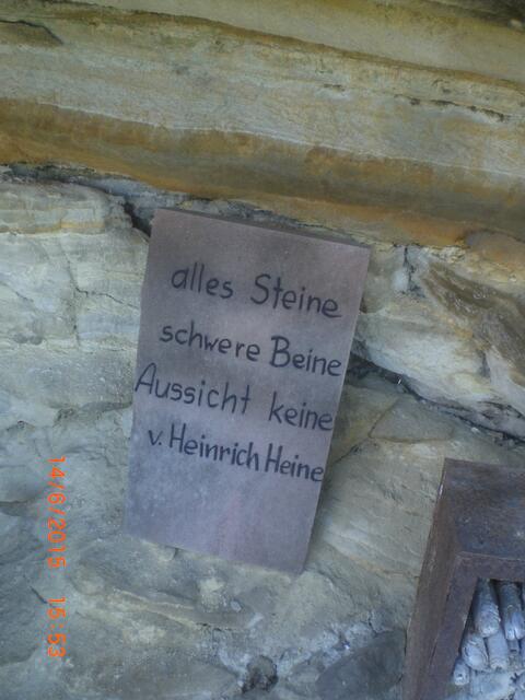 Heinrich Heine war auch schon hier!