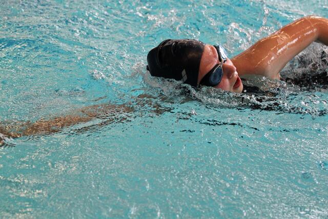 Lea Marie Hame holte über 200 m Freistil eine Bronzemedaille!