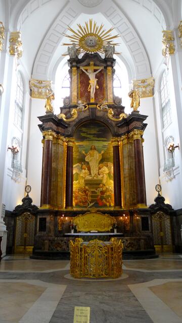 Barocker Altar in St. Michaelis