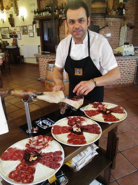 Vorspeisenteller mit Iberischem Jamón "Pata Negra"