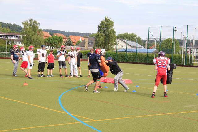 American Football- Training der Jugend