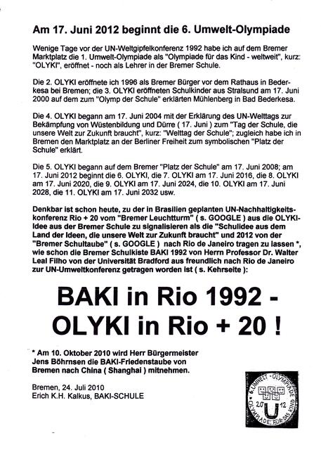 BAKI-Veröffentlichung zum 17. Juni 2012