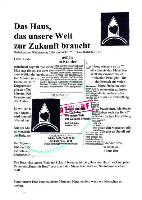 BAKI-Vorschlag zum 17. Juni 2015