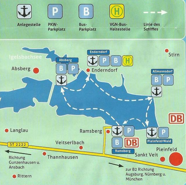 Lageplan - Rundfahrt Anlegestellen | Foto: Flyer