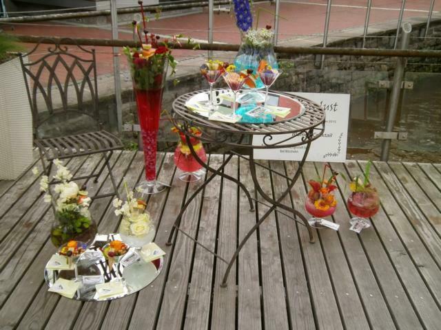 Blumenlust 2015 - "Blumen-Cocktail" des Blumenfachgeschäfts Silvia