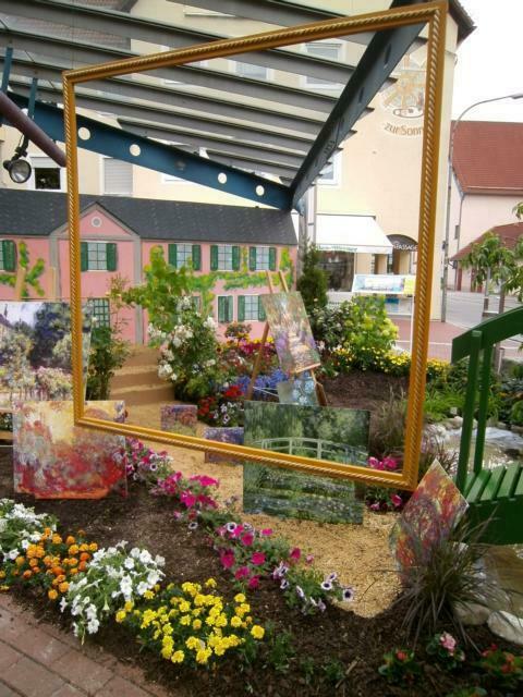 Blumenlust 2015 - Auch nicht auf mit einem Schnappschuss einzufangen sind die "Maler-Garten-Bilder" der Pfarrer-Kneipp-Grund- und Mittelschule.