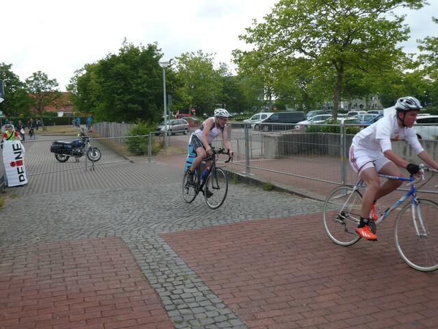 Schade, das Radfahren ist vorbei; jetzt kommt das Laufen.