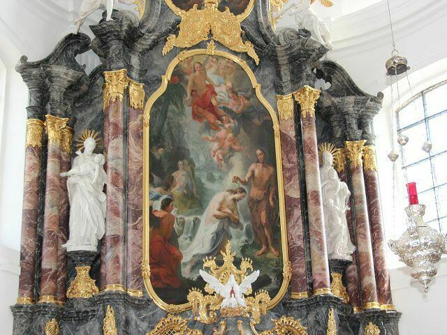 Altarbild mit Kirchenpatron