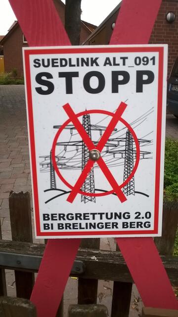 Protest in Brelingen