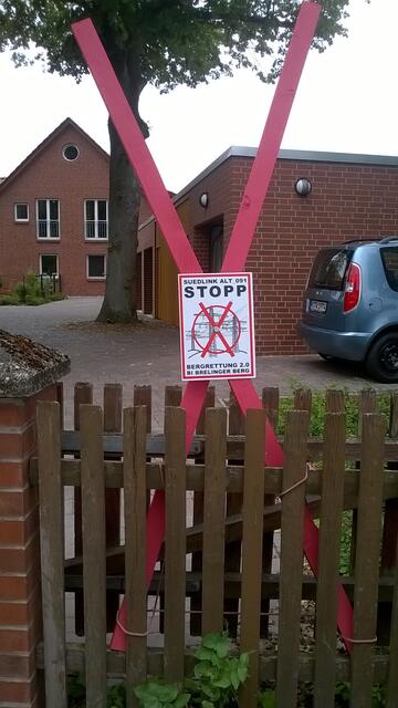 Protest in Brelingen