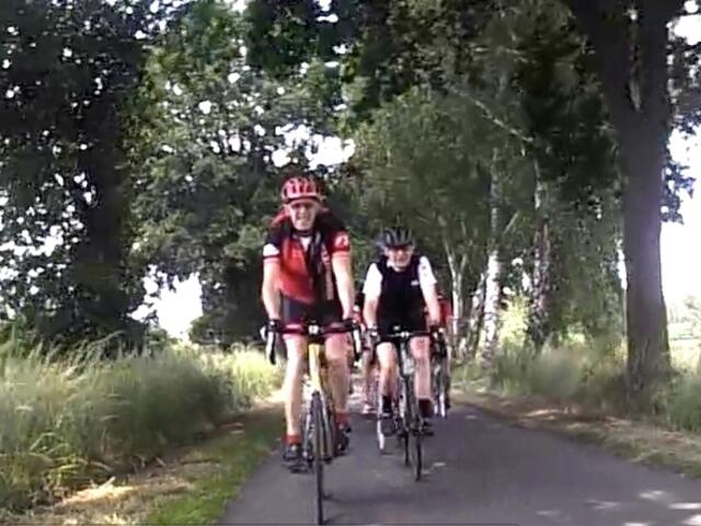 Gruppe rollte, vorn M.Foerster und Guide Heinrich