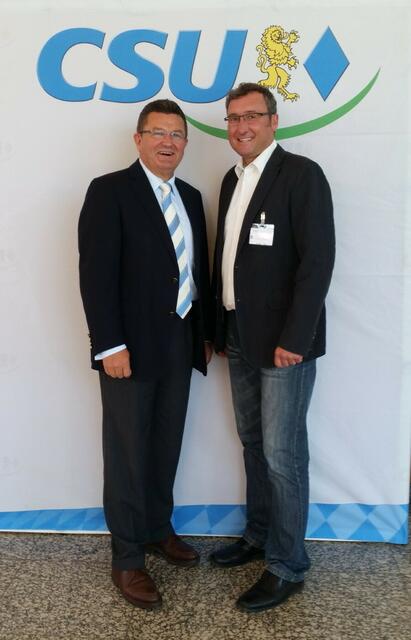 Franz J. Pschierer, MdL mit Stefan Buck 2. Bürgermeister Stadt Gersthofen