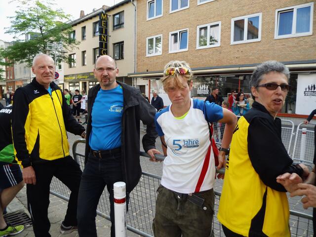 Post SV Lehrte: Wolfgang Häusler; Jochen Zittier; Mandy Krause und Annegret Häusler