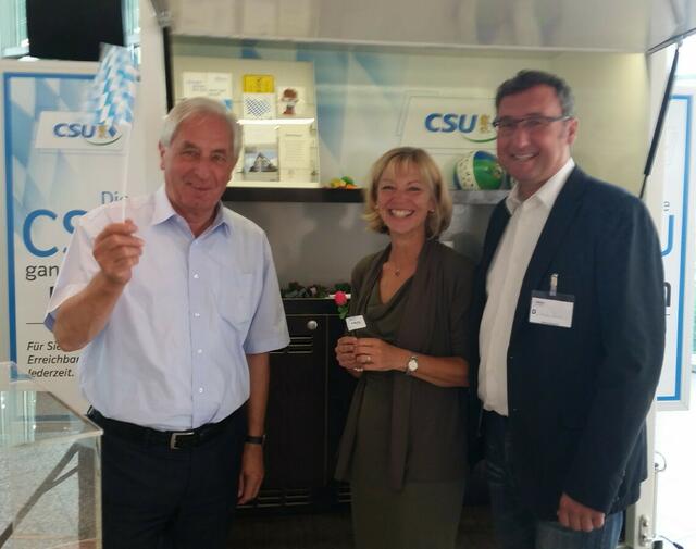 Max Strehle, Carolina Trautner und Stefan Buck