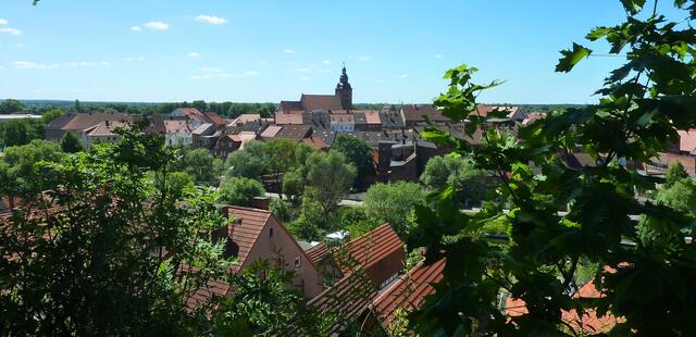 Blick vom Dombezirk auf die Stadt