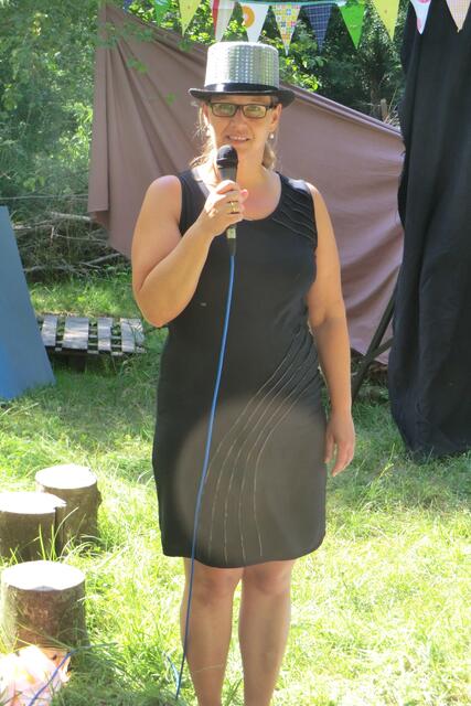 Zirkusdirektorin und Waldkindergartenleitung: Lisa Spann