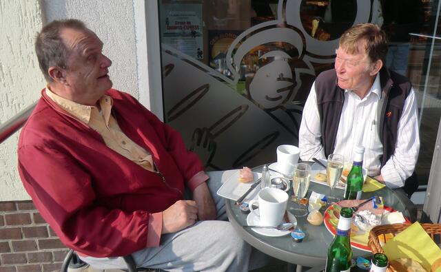 in einem Cafe in Vöhrum.