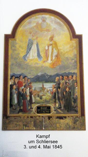 Tafel in der Kirche St. Sixtus