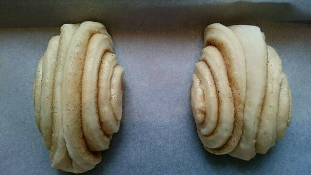 die Seiten sollen sich schön nach oben stellen