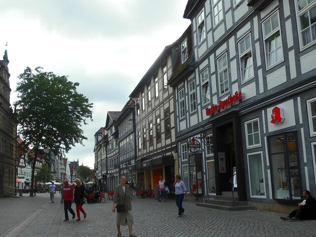 . . . im Stadtzentrum von Hameln . . .