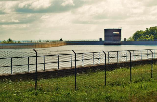 Am alten Hochspeicherbecken angekommen