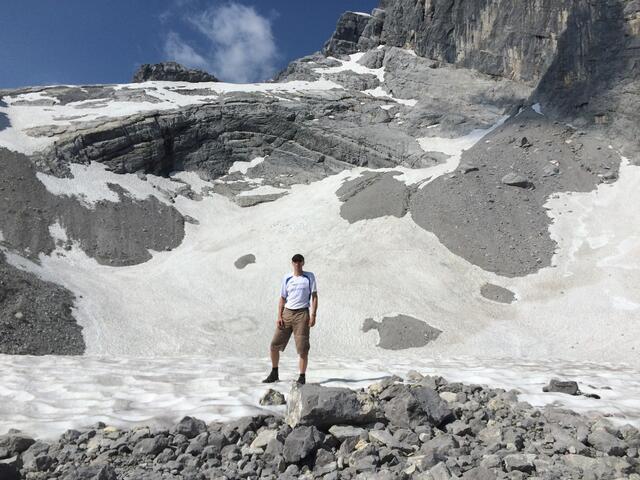 Watzmann Gletscher im Watzmannkar ca. auf 2000m